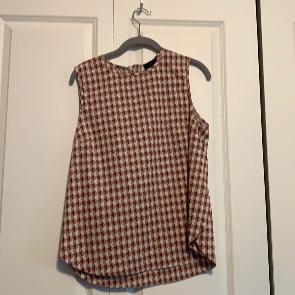 J Crew zip back tank